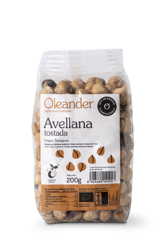 AVELLANA TOSTADA Oleander (200 gr)