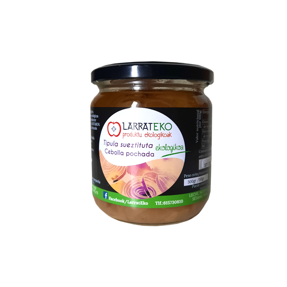 CEBOLLA POCHADA DE ALAVA Larrateko (300 gr)