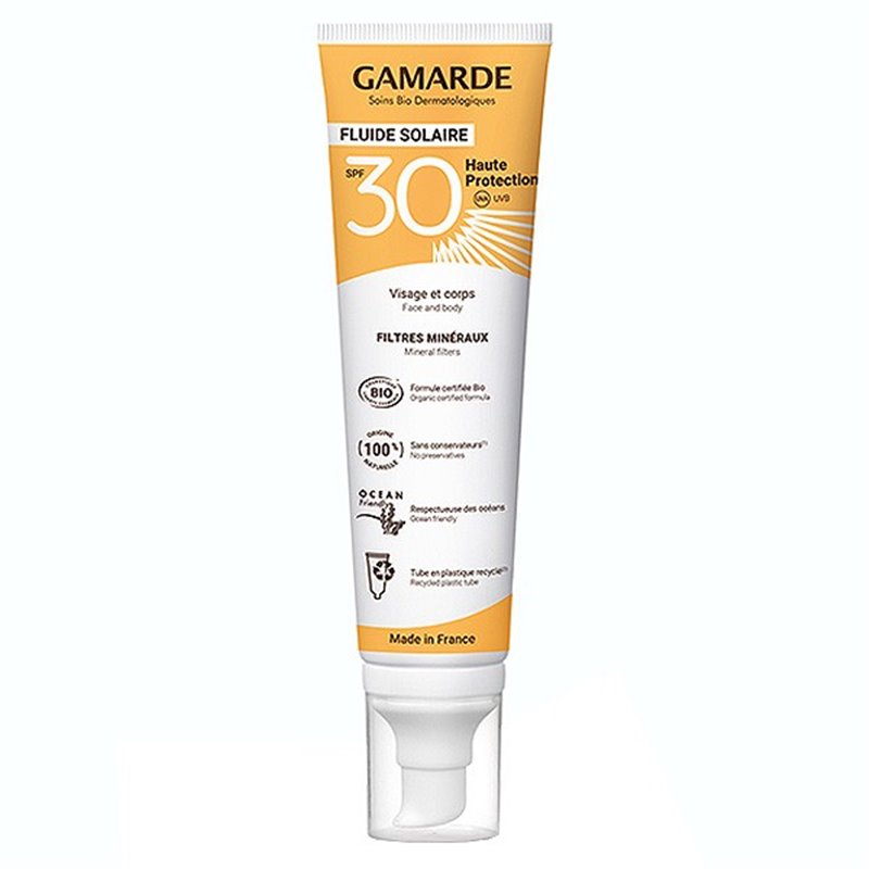 CREMA PROTECTOR SOLAR 30 FPS FLUIDO (100 ml)  GAMARDE