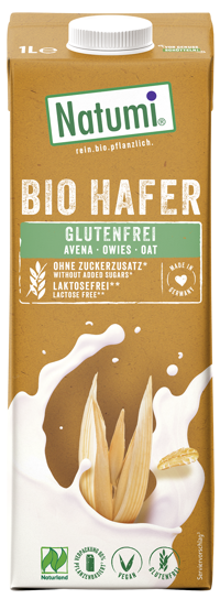 LECHE DE AVENA SIN GLUTEN Natumi (L) Cad. 2/12