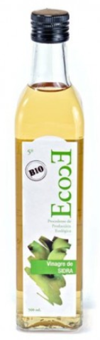 VINAGRE DE SIDRA DE MANZANA Ecovinal (500 ml)