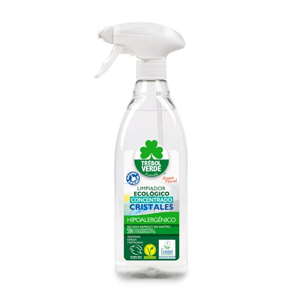 LIMPIACRISTALES EN SPRAY Trebol verde (800 ml)