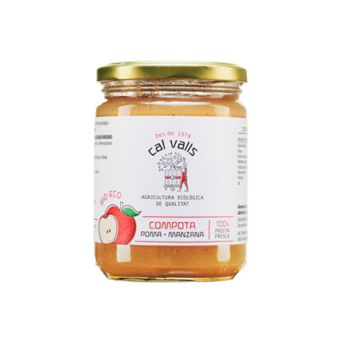 COMPOTA DE MANZANA Cal Valls (400 g)