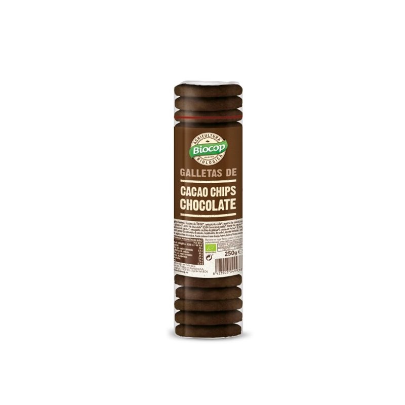 GALLETAS DE CACAO CHIPS CHOCO Biocoop (250 g)