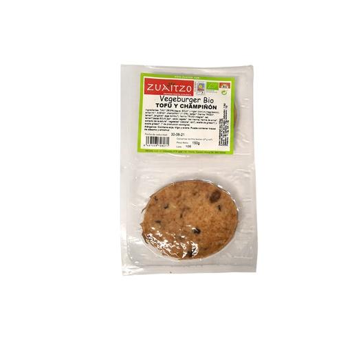HAMBURGUESA DE CHAMPIÑON Zuaitzo (150 g) Cad 21/5.