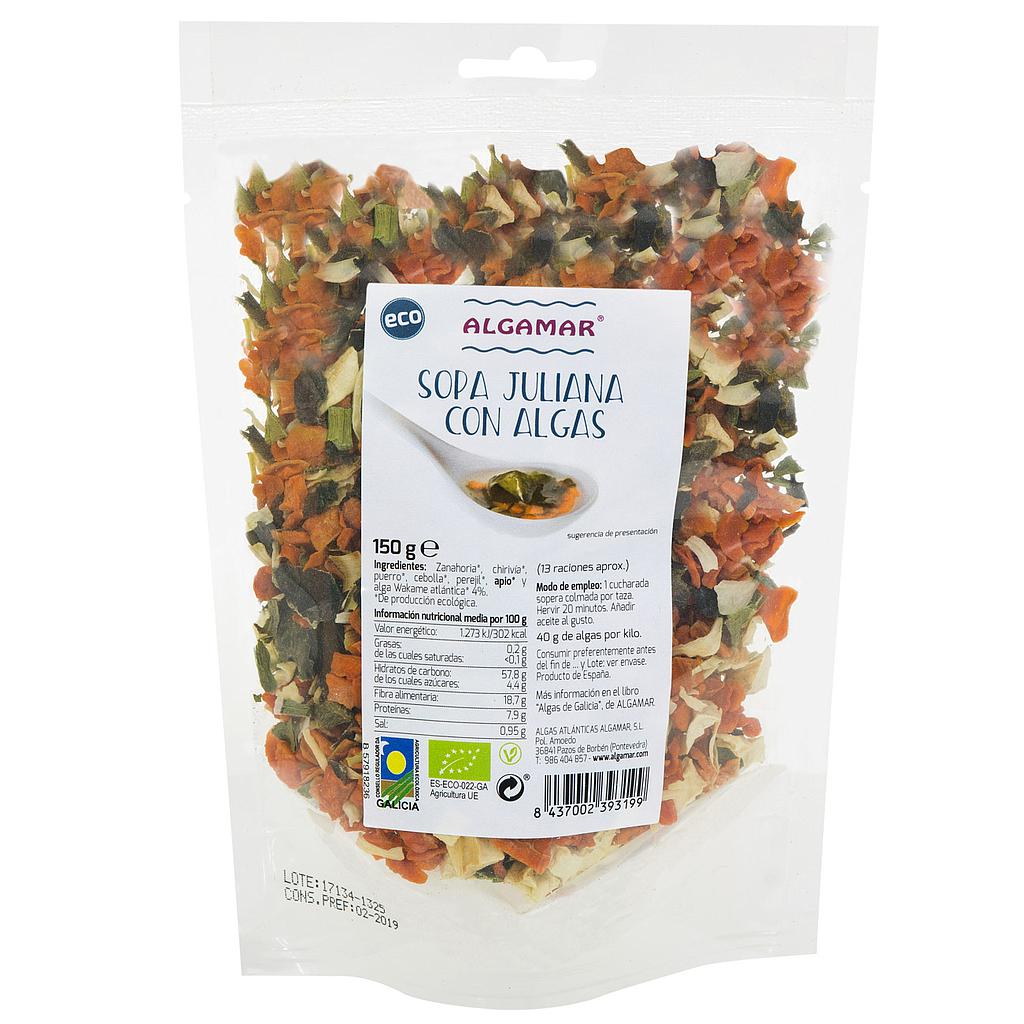 SOPA JULIANA CON ALGAS Algamar (150 g)