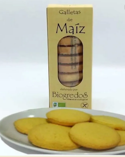 GALLETAS DE MAIZ SIN GLUTEN Biogredos ( 200 gr)
