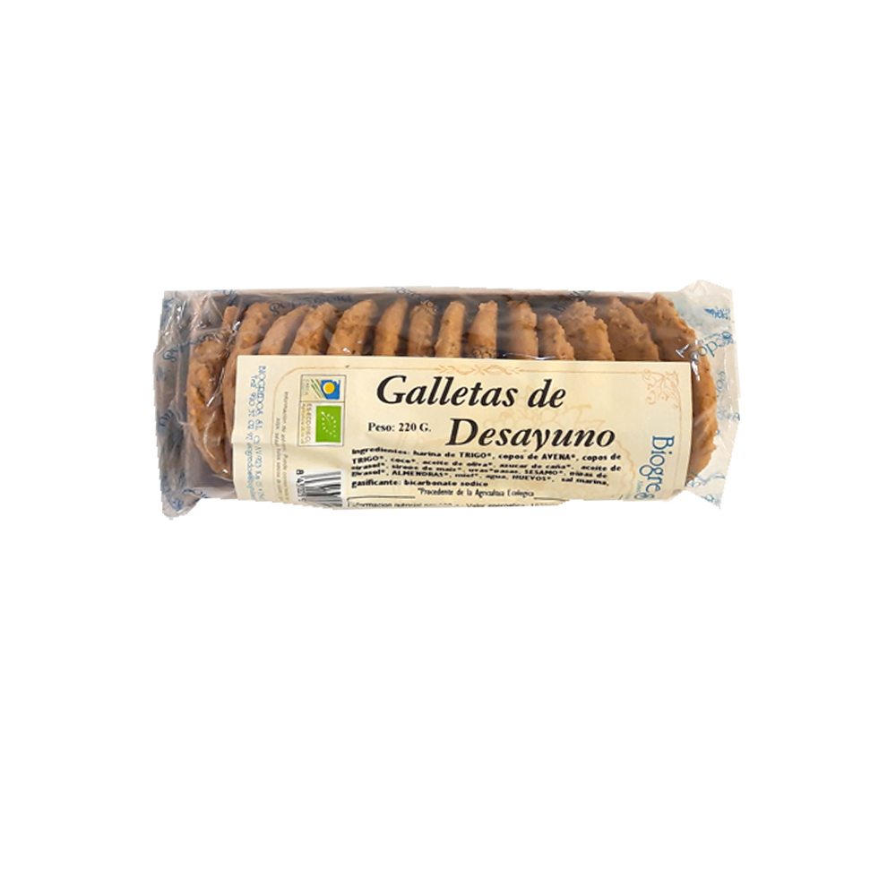 GALLETAS DE DESAYUNO Biogredos (220 g)