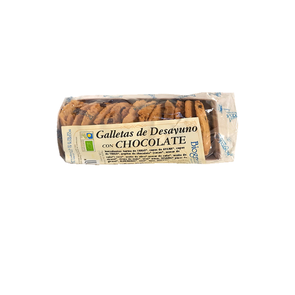 GALLETAS DE DESAYUNO CON CHOCOLATE (220 gr)