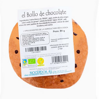 BOLLO DE CHOCOLATE Biogredos (1 und)