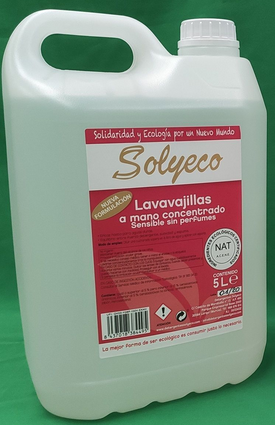  ESKUZKO ONTZI-GARBIGAILU KONTZENTRATU SENTIKORRA Solyeco (5 L)*