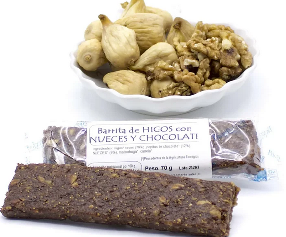 BARRITA DE HIGOS CON NUECES Y CHOCOLATE Biogredos (70 g)