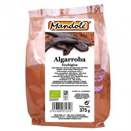 ALGARROBA EN POLVO MANDOLÉ (325 gr.)