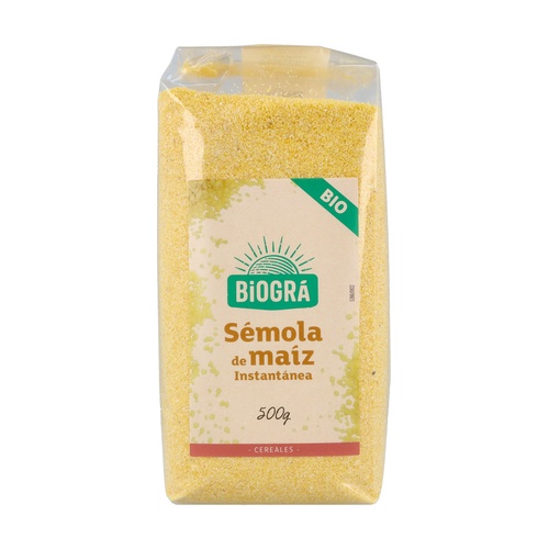 SEMOLA DE MAIZ Biogra (500 gr).