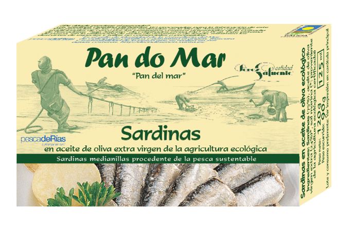 SARDINAS EN LATA Pan do mar (120 g)