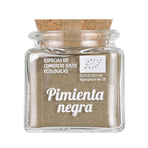 PIMIENTA NEGRA EN POLVO (40 gr) COMERCIO JUSTO