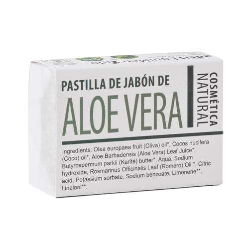 PASTILLA DE JABON ALOE VERA (85gr) COMERCIO JUSTO