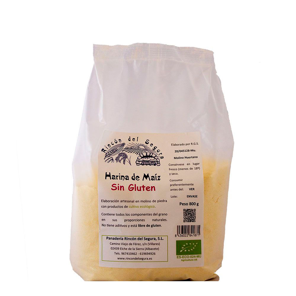 HARINA de MAIZ SIN GLUTEN  (800 gr)