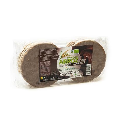 TORTITAS DE ARROZ CON CHOCOLATE NATURSOY  (100gr)