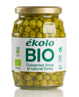 GUISANTES EN CONSERVA Ekolo (340 g)