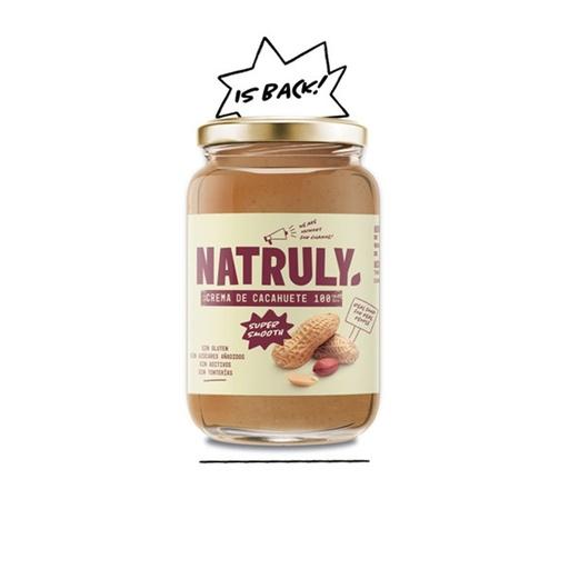 CREMA CACAHUETES SUPER SMOOTH 100% 500 GR DE NATRULY