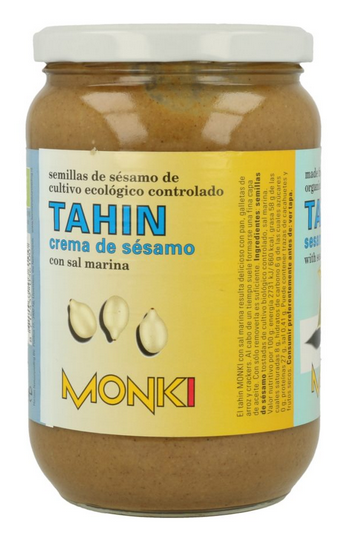 TAHIN TOSTADO MONKI CON SAL MARINA (650 gr)