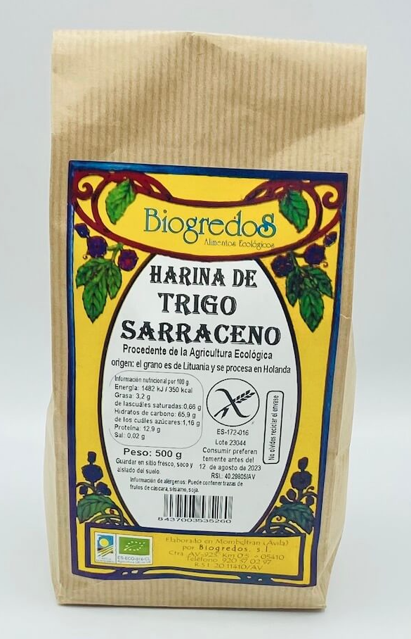 HARINA DE TRIGO SARRACENO (500 gr)