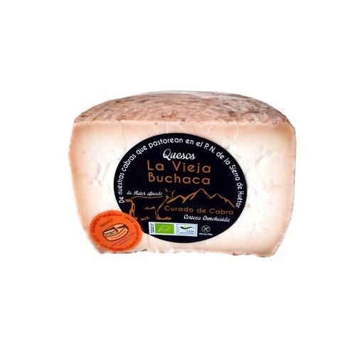 QUESO CURADO DE CABRA MEDIO La vieja Buchaca (470 g aprox.; al kilo)