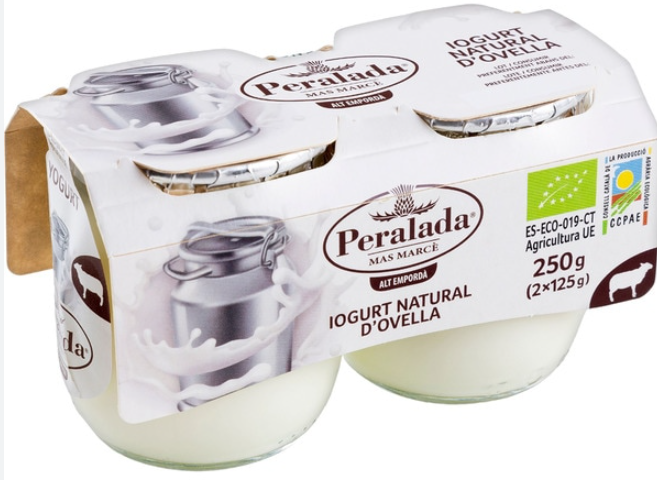 YOGURT NATURALA Ekologikoa (250 ml eta soilil pabeiloian)