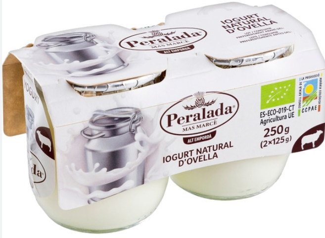 YOGURT de OVEJA Peralada (2 und de 125g y solo en pabellón)