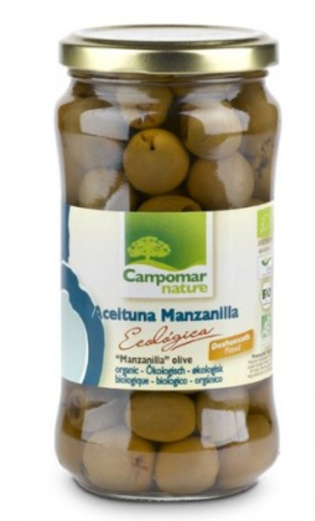 ACEITUNA MANZANILLA SABOR NATURAL SIN HUESO Campomar nature (350 g)