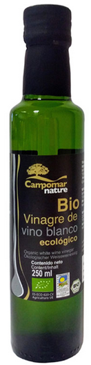 VINAGRE DE VINO BLANCO Campomar nature (250 ml)