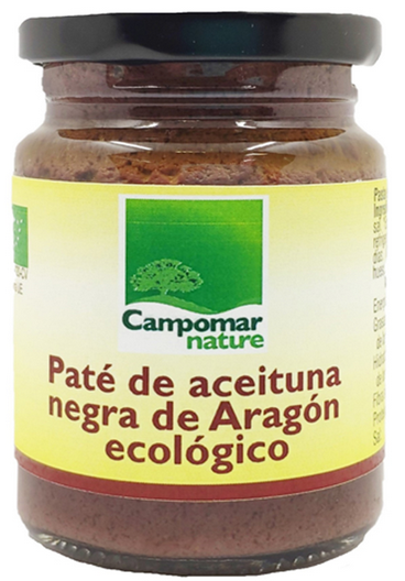PATE DE ACEITUNA NEGRA DE ARAGON Campomar nature (100 g)