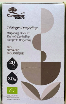 TE NEGRO DARJEELING Campomar Nature (20 bolsitas)