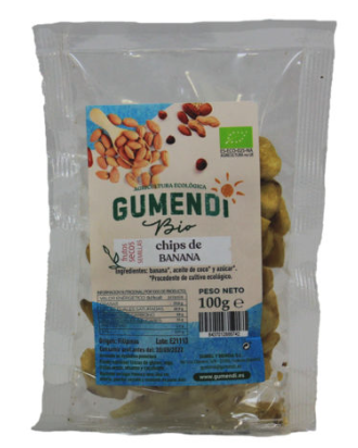 CHIPS DE BANANA Gumendi (100 g)