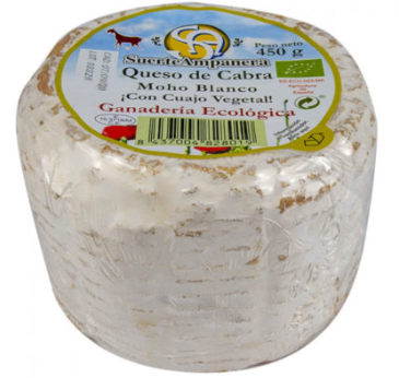 QUESO DE CABRA CUAJO VEGETAL Suerte Ampanera (450 gr)