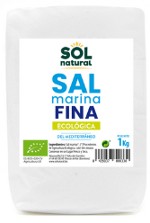 SAL MARINA FINA DEL MEDITERRÁNEO Sol Natural (1 Kg)