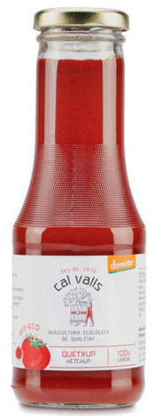 KETCHUP SIN GLUTEN Cal Valls (340 g) Demeter