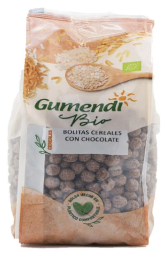[2020100] BOLITAS DE CEREALES CON CHOCOLATE Gumendi (225 gr)