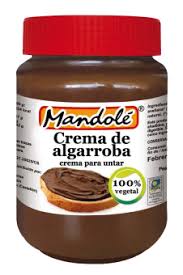 [2051190] CREMA DE ALGARROBA Y AVELLANA Mandolé (375 g)