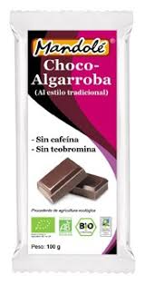 [2051220] TABLETA CHOCO ALGARROBA Mandolé (100 g)