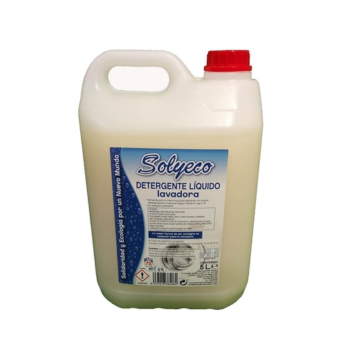 [3050040] DETERGENTE LIQUIDO LAVADORA SENSIBLE Solyeco (5 L)*