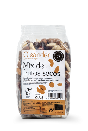 [2011024] MIX DE FRUTOS SECOS OLEANDER (200 g)