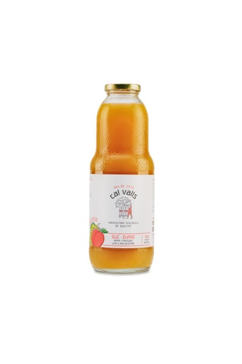 [2090087] ZUMO DE MELOCOTON Y UVA Cal Valls (1 L)