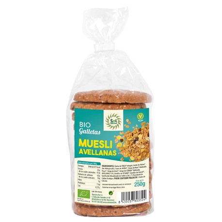 [1030318] GALLETAS MUESLI CON AVELLANAS Sol Natural (250 g) Cad 2/2