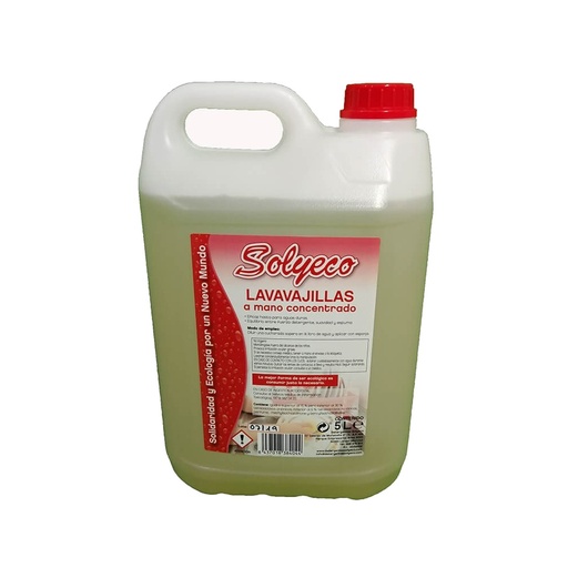 [3050146] LAVAVAJILLAS A MANO CONCENTRADO Solyeco (5 L)