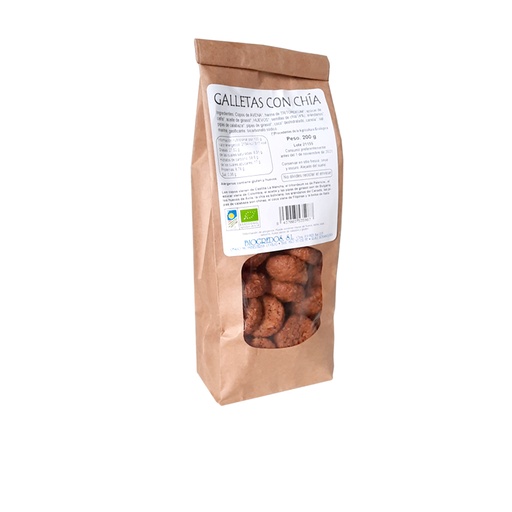 [3070021] GALLETAS EXTRAORDINARIAS CON CHIA Biogredos (200 gr)