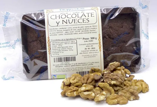 [1030320] PLUM-CAKE DE CHOCOLATE CON NUECES Biogredos (300 g) Cad 15/12