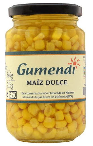 [2074034] MAIZ EN CONSERVA Gumendi  (340 g)