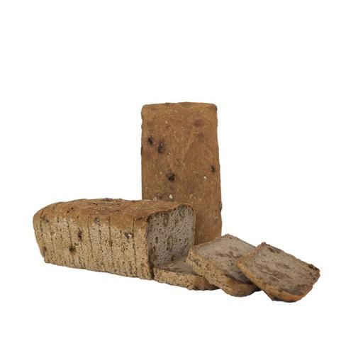 [1030128] PAN INTEGRAL DE TRIGO SARRACENO CON PASAS Y NUECES LARGA DURACION Rincón del Segura (500 g) Cad 1/12